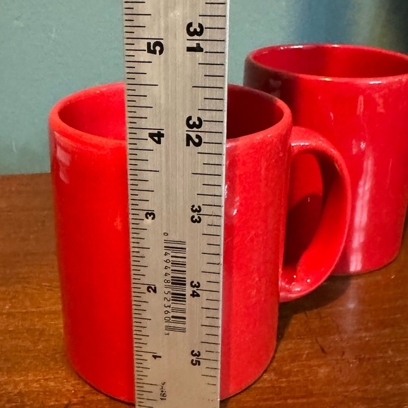 Set of 2 Waechtersbach Red Coffee Mugs, Germany - Picture 6 of 7